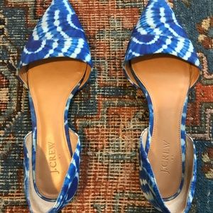 J Crew tie-dye flats